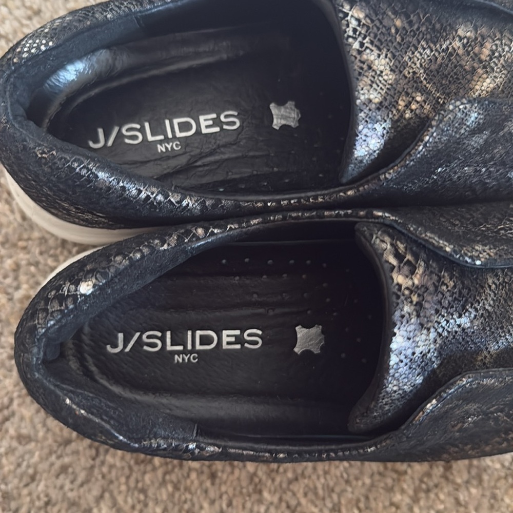 J/Slides Snake Print Sneakers Size 7.5 - image 6